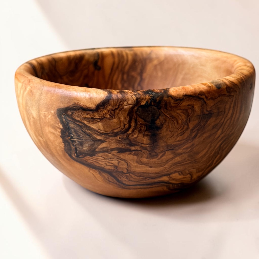 Bol en bois d’olivier, vue 8